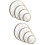 8St Wave Beaded Drum Percussie Instrument Voor Kinderen Hout Assorti 8