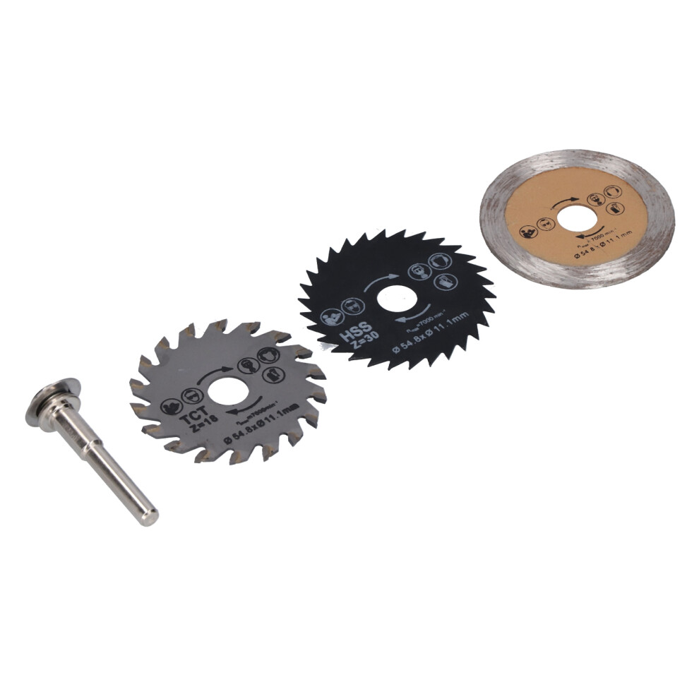 54.8Mm Hss Mini Circular Saw Blades Set For Metal & Wood Cutting 7901387730760