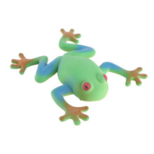 Sensory Rubber Frog Stress Relief Toy - Stretchable Reusable for Kids & Adults