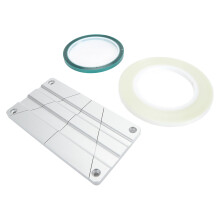 10 inch Aluminum Alloy Reel to Reel Tape Splicing Set with Green Leader Tape