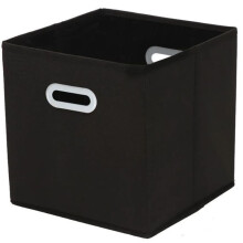 Fabric Cube Organizer Black27x28x28cm Foldable Storage Bin