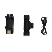 IP66-os vízálló besorolású LED-es fejlámpa, újratölthető, 1200 lumenes fényerővel, USB-C akkumulátorral kültéri kalandjaihoz