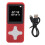 Red MP3 Player, Bluetooth 5.0, 1.77in LCD, 8GB 3
