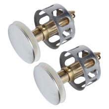 Bathroom Sink Pop Up Stopper 2Pcs Universal Bullets Drain Filter for Australia