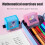 Educational Adventure, Math Practice Roller for Kids, Teaching Stamps for Enriched Math Learning, Addition Subtraction Multiplication Division, 7