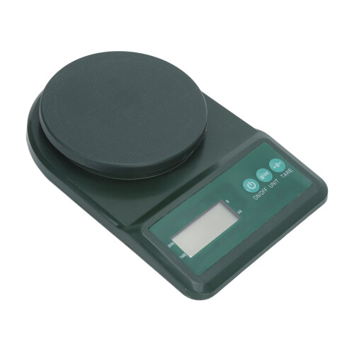 Green Kitchen Scale, Compact Design, Digital Kitchen Scale, Multi-Unit Conversion, Easy-To-Read Display For Precise Measurements (0.5kg / 2.0lb) 2