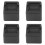 4Sets Sofa Risers Square Rubber Anti Skid Bed Raisers Blocks for Home Washing Machine 2