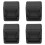 4Sets Sofa Risers Square Rubber Anti Skid Bed Raisers Blocks for Home Washing Machine 4