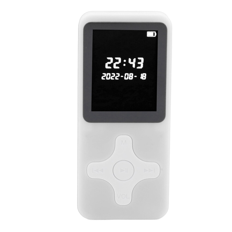 Bluetooth Mp3 Player 1.77" Lcd 64Gb Wifi Radio Recorder Alarm White 8421388838566