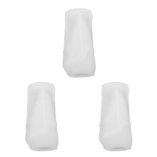 3St Creatieve Siliconen Mold 3D Gnoom Wit Voor DIY Kaarsen En Kerst