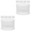 10St Compacte Witte Taartdozen Met Koepeldeksel Voor Cupcakes 4