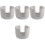 4Pcs Diatomite Sponge Holder Grey Kitchen Sink Organizer Quick Drying 1