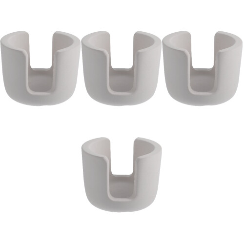 4Pcs Diatomite Sponge Holder Grey Kitchen Sink Organizer Quick Drying