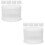 10St Compacte Witte Taartdozen Met Koepeldeksel Voor Cupcakes 7