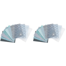 2St Textuurpapier Voor Scrapbooking, Kaarten En Handwerk
