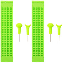 2Sets Plastic Braille Schrijfplaat En Stylus Kit Voor Blinden Gebruik