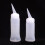 5Pcs Hairdressing Scale Applicator Bottle White Plastic Easy Squeeze 8