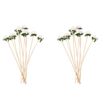 20St Gekleurde Papierbloem Aroma Diffuser Sticks Voor Thuisgebruik
