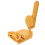4St Gele PP 2-in-1 Dumpling Maker Met Antislip Handvat Voor 2