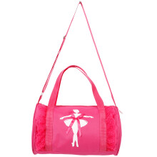 1Sac Bandoulière Danse Fille Oxford Rose Ajustable