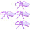 4St Huishoudelijk Multifunctioneel Dessertbord Plastic Violet 4