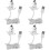 4St USB Oplaadkabel Wit En Duurzaam 6