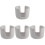 4Pcs Diatomite Sponge Holder Grey Kitchen Sink Organizer Quick Drying 4
