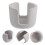 4Pcs Diatomite Sponge Holder Grey Kitchen Sink Organizer Quick Drying 11