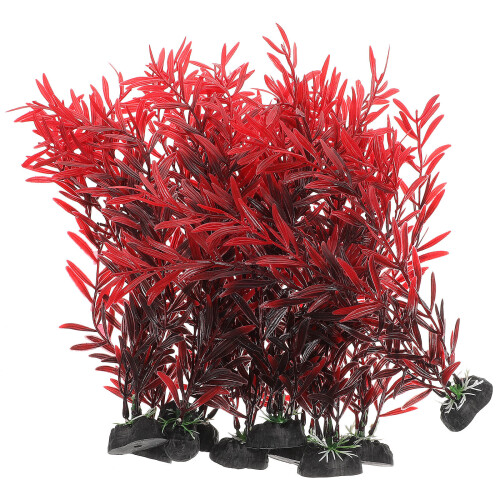 50St Decoratieve Aquariumplanten Multi, Plastic Visversiering 1