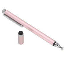 Kompakter pinker Aluminium-Stylus für iPad, iPhone, Kindle & Tablets