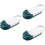 3St Duurzame Witte Dumpling Presser, Voor Keuken En 5