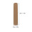 12 Pcs Round Poster Tubes 5.3x30cm Kraft 2