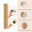 12 Pcs Round Poster Tubes 5.3x30cm Kraft 7