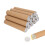 12 Pcs Round Poster Tubes 5.3x30cm Kraft 5