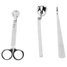 Edelstahl-Kerzenschneidestzubehör-Set — Sauberes Schneiden & Sichereres Brennen, Elegantes Design