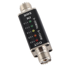 Kompakter 5-100W SWR-Meter für Antennen, Kurzwellenradio mit LED-Anzeige 2025