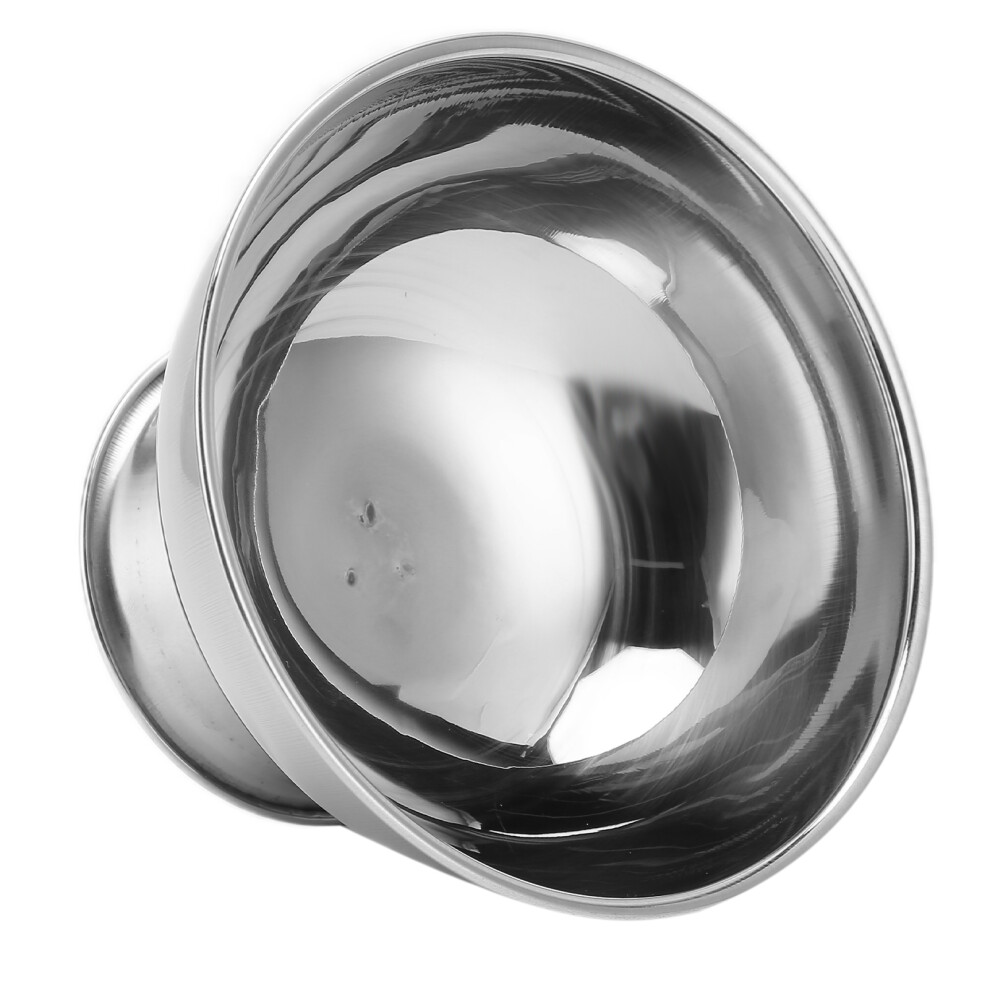 Cream Stainless Steel Shaving Soap Bowl For Rich Lather, Heavy Duty Men's Grooming