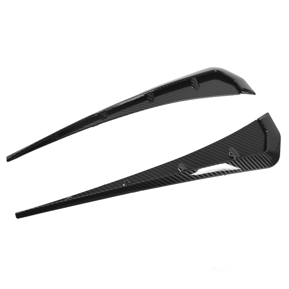 Abs Carbon Fibre Car Side Wing Trim Pair 7055741688386