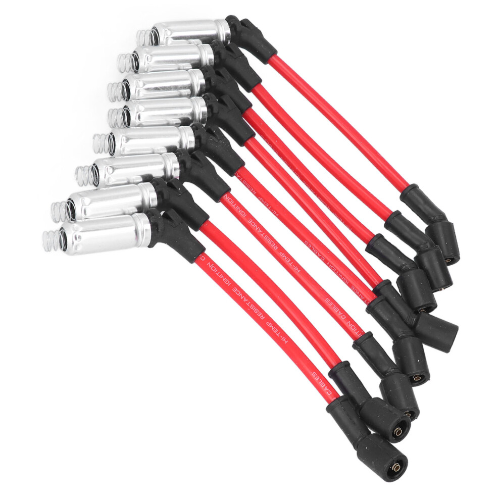8Pcs 10.2Mm High Performance Spark Plug Ignition Wires For V8 2000-2009 8031387733290