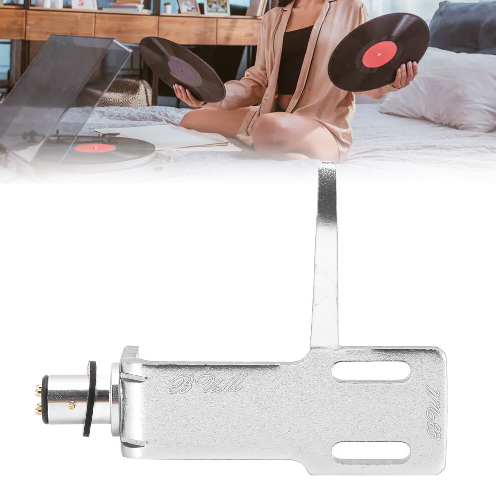 Aluminum Alloy Headshell For Record Player Phonograph Turntable Silver 3791387733663