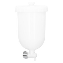 Godet de pistolet à peinture en acier inoxydable, grande capacité, résistant à l'huile, en plastique de rechange compatible avec les pistolets à