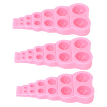 3-Piece Silicone Cake and Fondant Mold Set