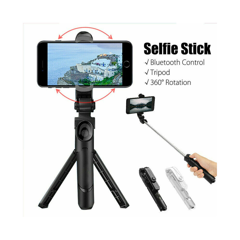 Bluetooth Selfie Tripod Telescopic Stick Remote Monopod Extendable Phone Holder 3549373328085
