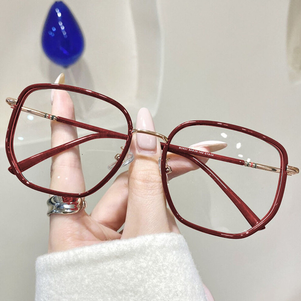 Dachuang Beauty Red/Blue/Light (Wine 300 Degrees) Blocking Glasses For Gaming & Reading