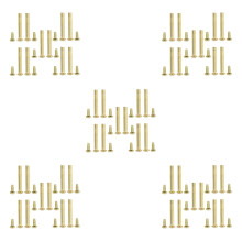 50Sets Gouden Rvs Vouwwaaier Reparatie Kit Met Spelden En Moeren
