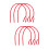 6St Professionele PVC Stethoscoop Extensiebuis Rood 8