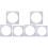 6St Acryl Laagjescake Schrapbord Transparant Baktool Set 1