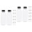24Pcs Plastic Black Juice Bottles for Storage with Leak-Resistant Lids 5