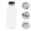 24Pcs Plastic Black Juice Bottles for Storage with Leak-Resistant Lids 10