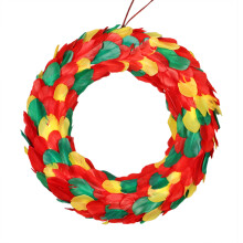Guirlanda de seda feita à mão, decoração para porta de entrada, tamanho perfeito para portas, decoração sazonal para casa, guirlanda de espuma